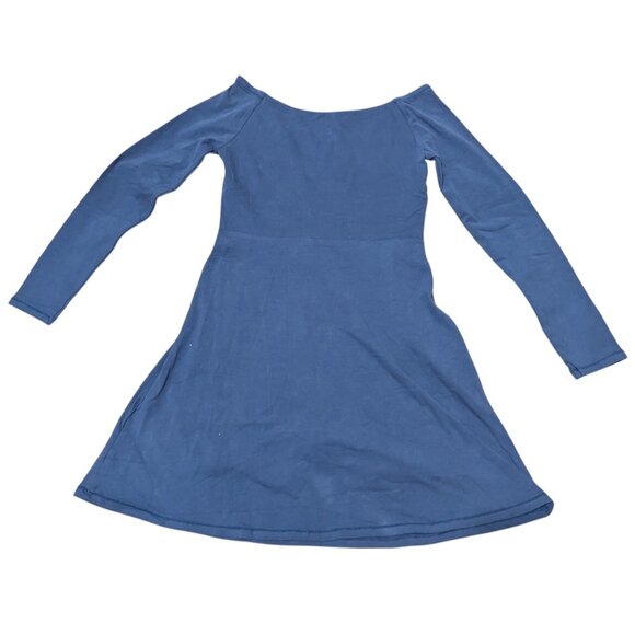 Halara Long Sleeve 2-in-1 Pocket Mini Tennis Active Dress Sz Small Womens Blue - Picture 4 of 7